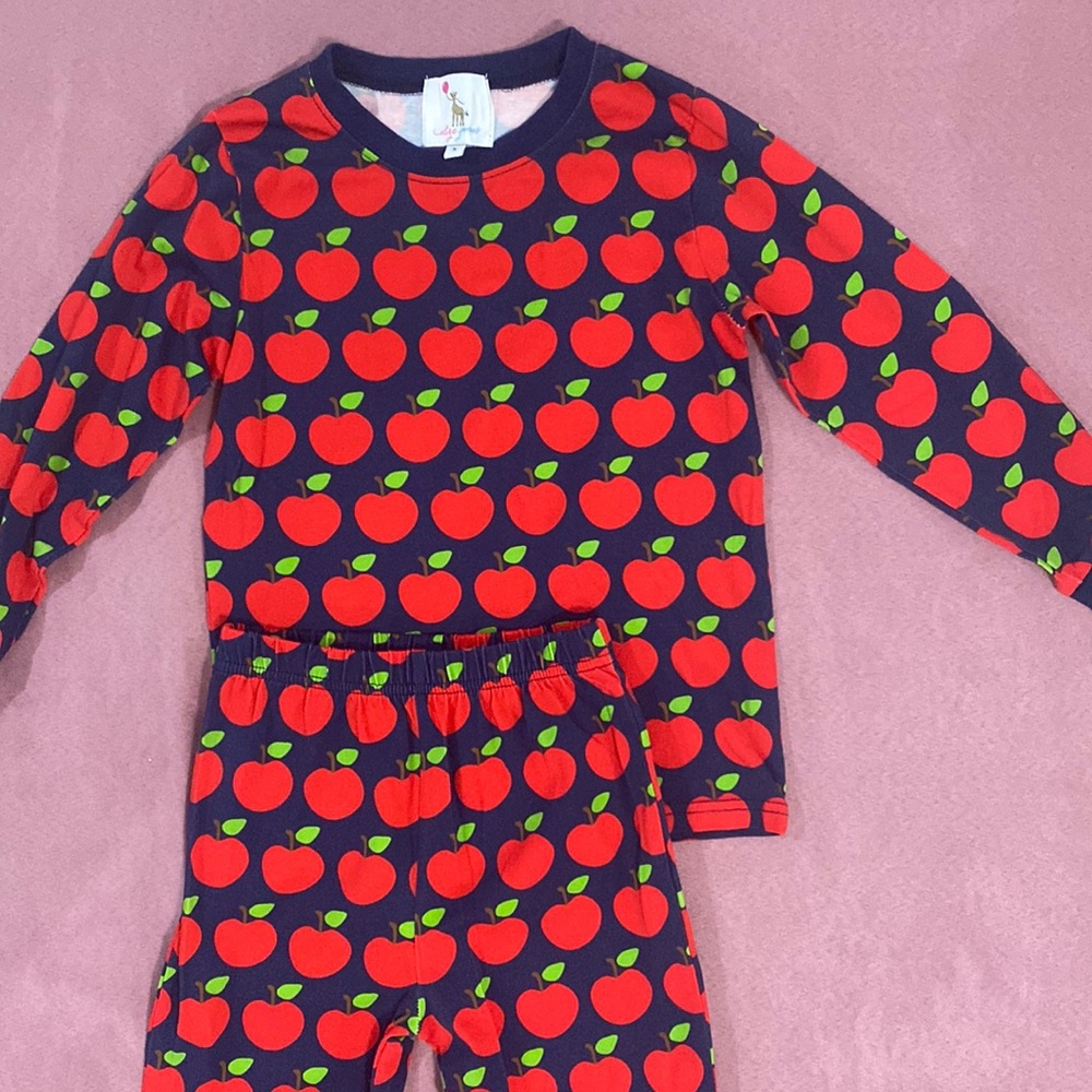 Apple Back to School Pajamas - eliza james